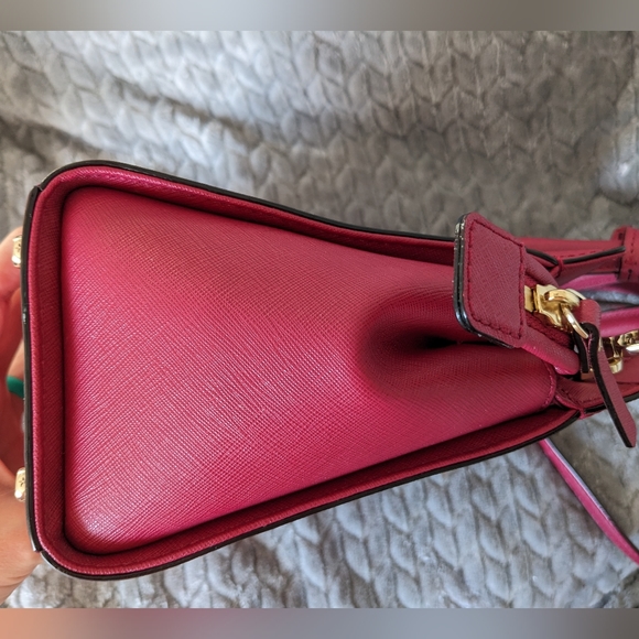 Kate Spade NWOT Cameron Street Cranberry Saffiano Leather Mini Satchel - Picture 9 of 9